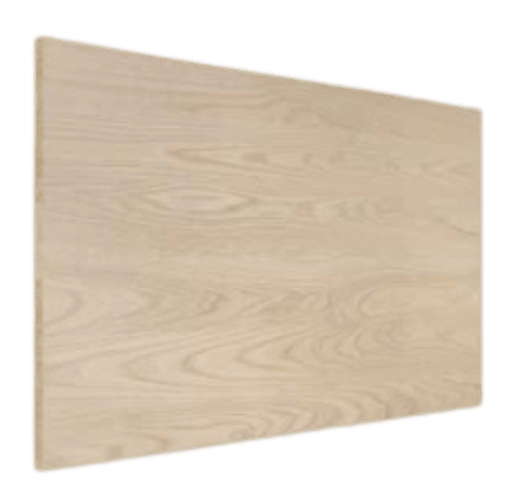 Pannello di legno chiaro con venature visibili.